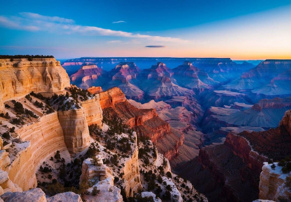 The Grand Canyon, with its vast and colorful rock formations, is the top tourist attraction in Arizona