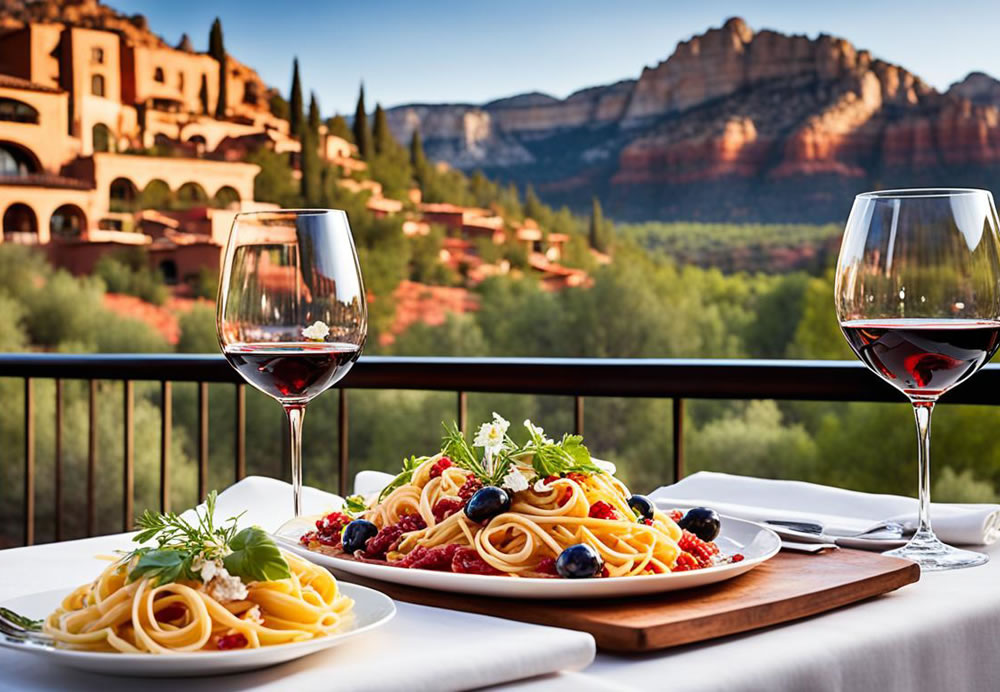 upscale italian sedona dining