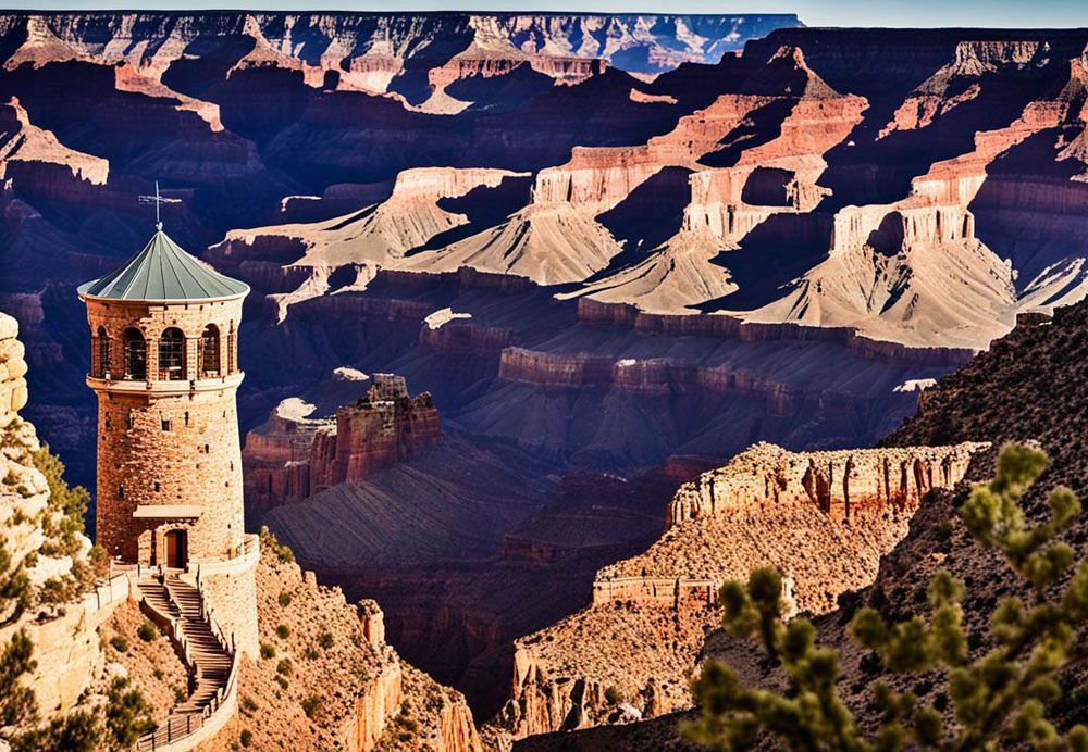 Desert View Watchtower at Grand Canyon